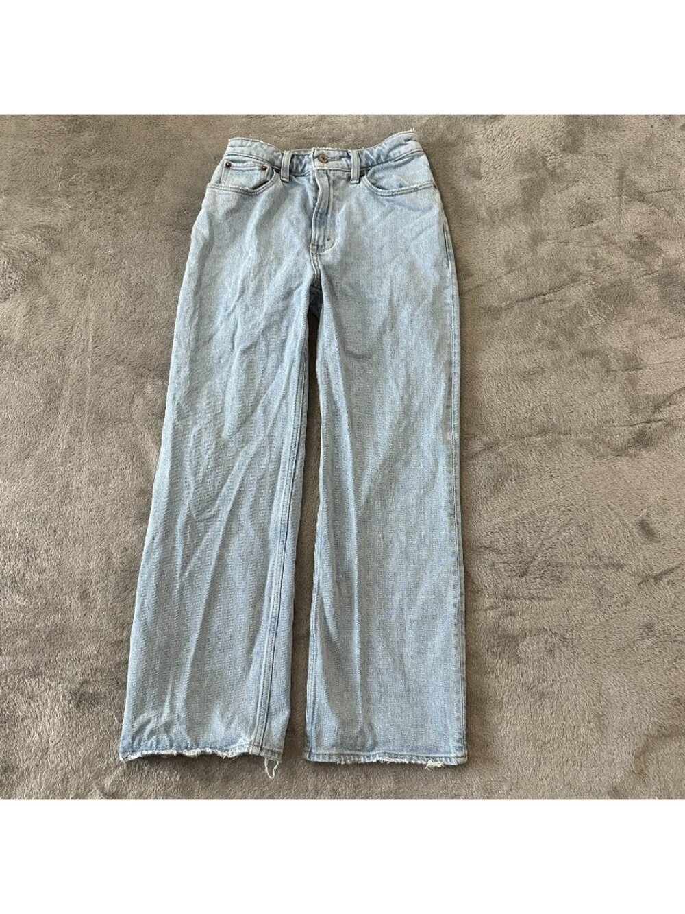 Abercrombie & Fitch Curve Love The 90s Relaxed Straight Leg Jeans 0/25 Short